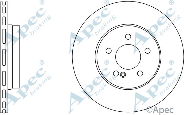 APEC BRAKING Тормозной диск DSK2636